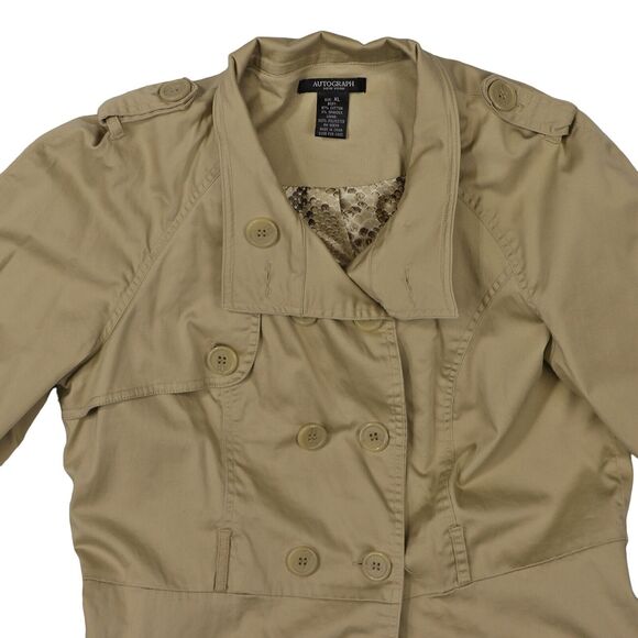 Autograph New York Button Peacoat Coat Womens XL (missing belts) - Picture 5 of 12